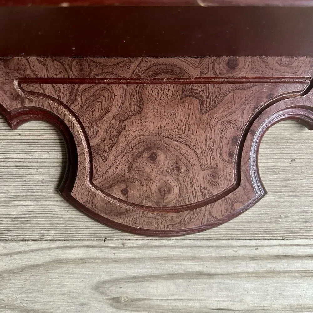 Vintage Solid Wood Wall Shelf Display Ledge Colonial Federal Traditional Decor
